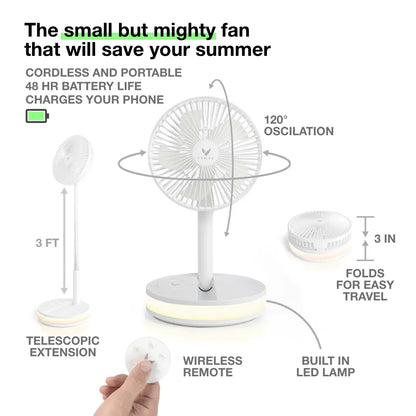 Portable Fan & Rechargeable - Your Ultimate Cool Companion