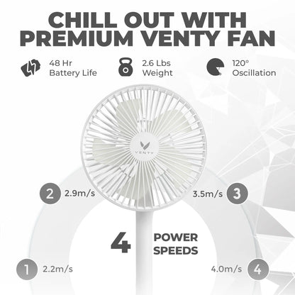 Portable Fan & Rechargeable - Your Ultimate Cool Companion