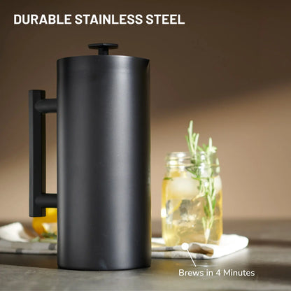 ESPRO P6 French Press, Double Walled Stainless Steel Insulated Coffee and Tea Maker